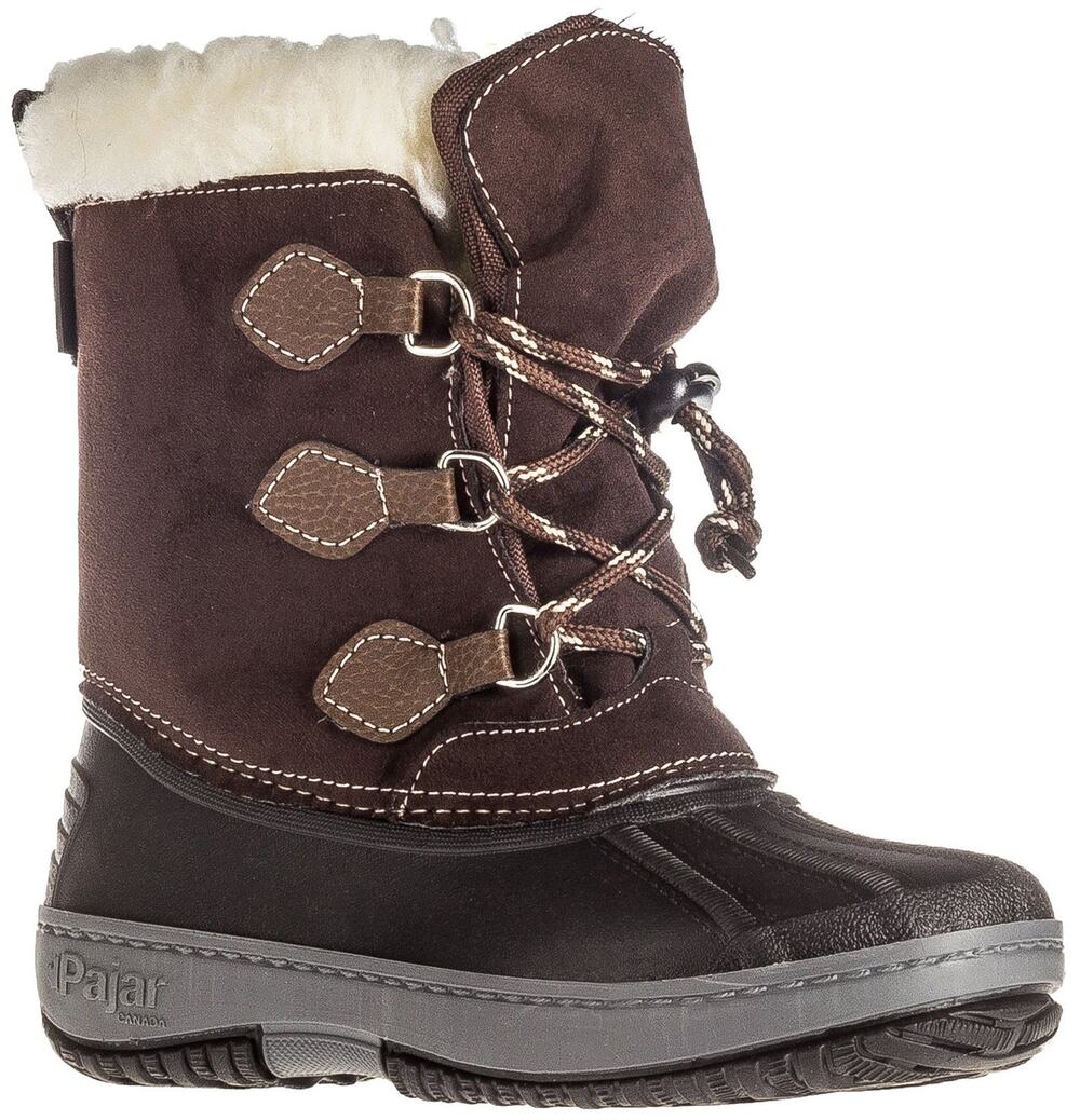 Sz PPAJAR LITTLE GIRLS' MARCEL BOOT, BROWN - 34,US Size 2